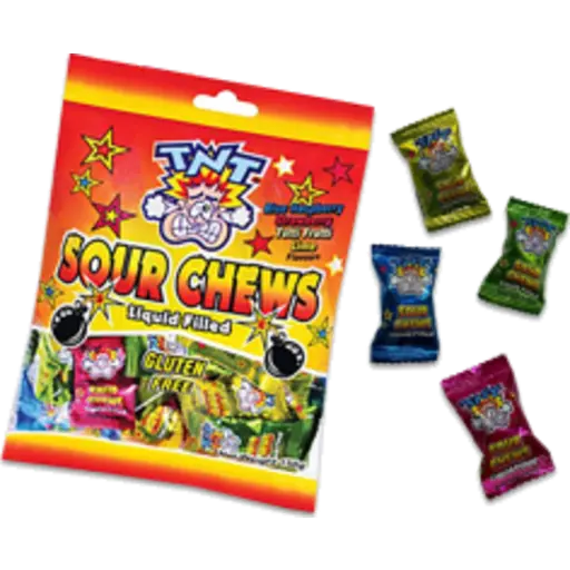 TNT Sour Chews Lime Flavour 4.5g
