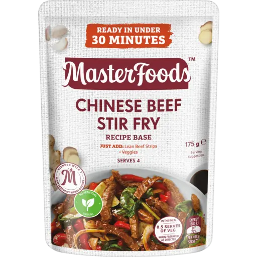 MASTERFOODS Recipe Base Stir Fry Chinese Beef 175g