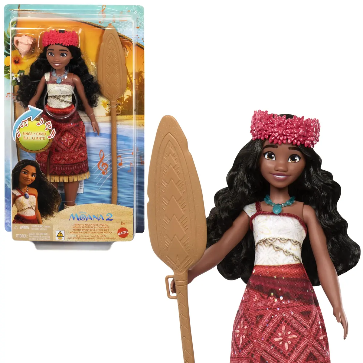 Disney Moana 2 Singing Adventure Doll