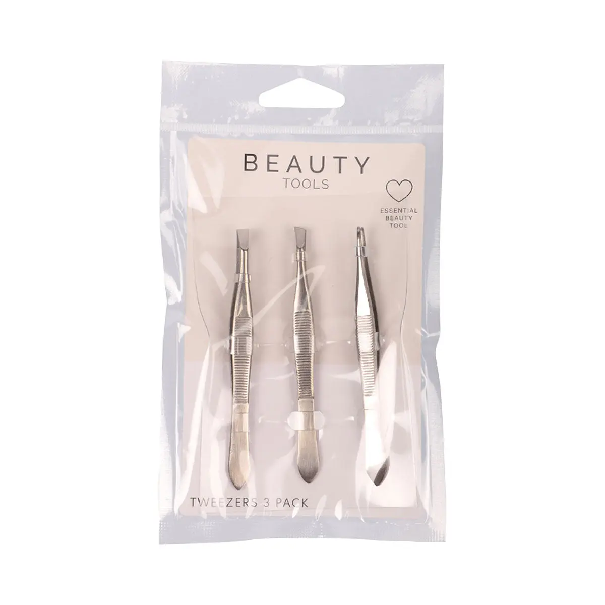 Tweezers Set Stainless Steel 3pk