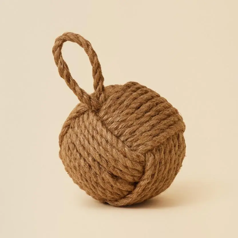 Openook Jute Knotted Door Stopper