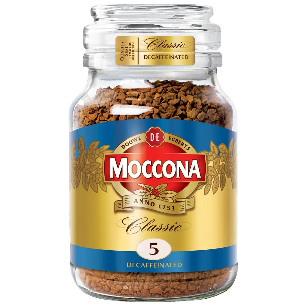Moccona Instant Coffee Classic Decaffeinated Jar 100g