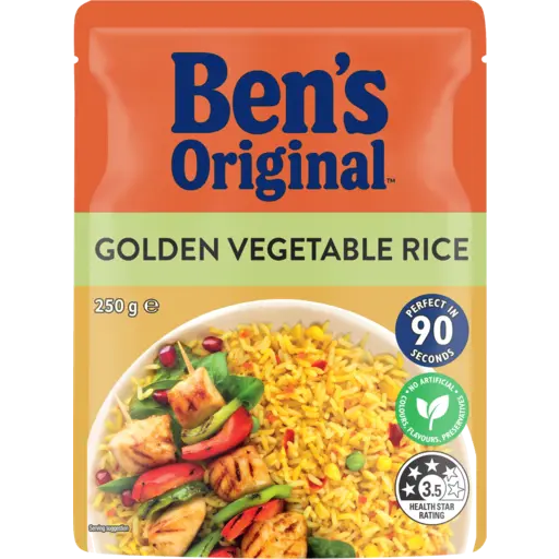 BEN'S ORIGINAL Rice Golden Vegetable 250g Pouch