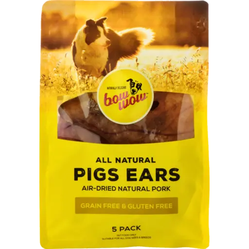 Bow Wow Pigs Ears 5pk
