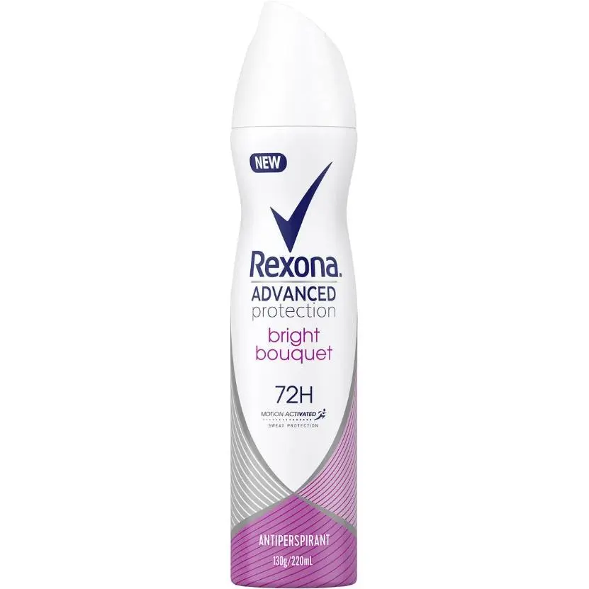 REXONA ANTIPERSPIRANT AEROSOL WOMEN BRIGHT BOUQUET 220ML