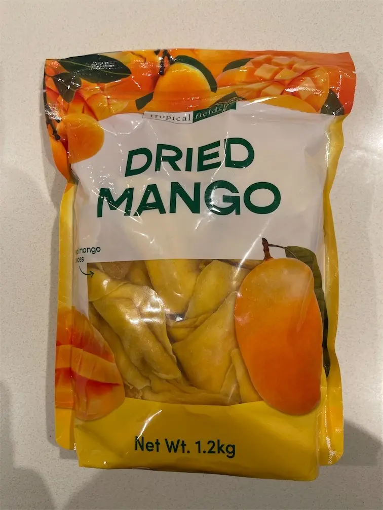 Tropical Fields Dried Mango 1.2kg