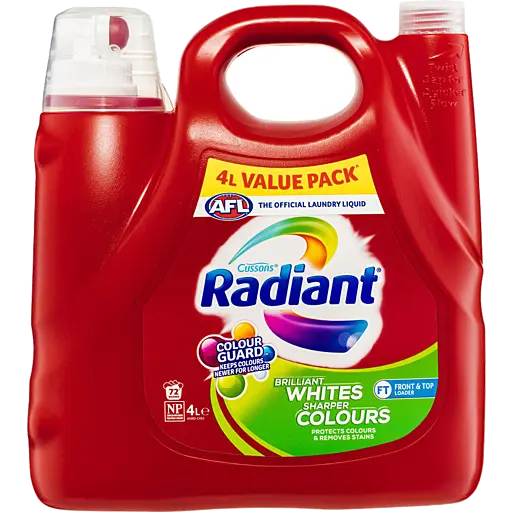 RADIANT LL WHITES AND COLOURS 4LT