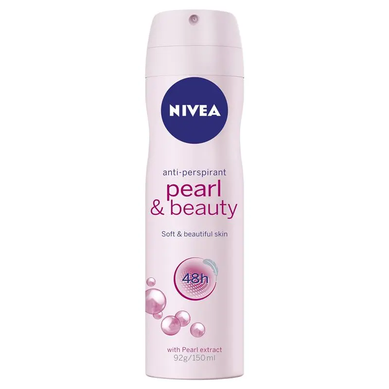 NIVEA DEODORANT AEROSOL PEARL AND BEAUTY 150ML