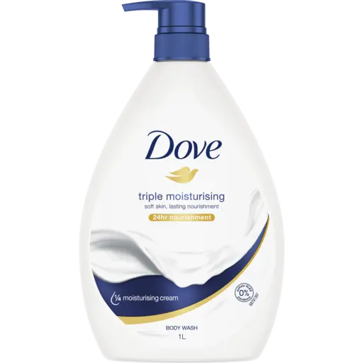DOVE BODY WASH Triple Hydrate 1.000 LTR