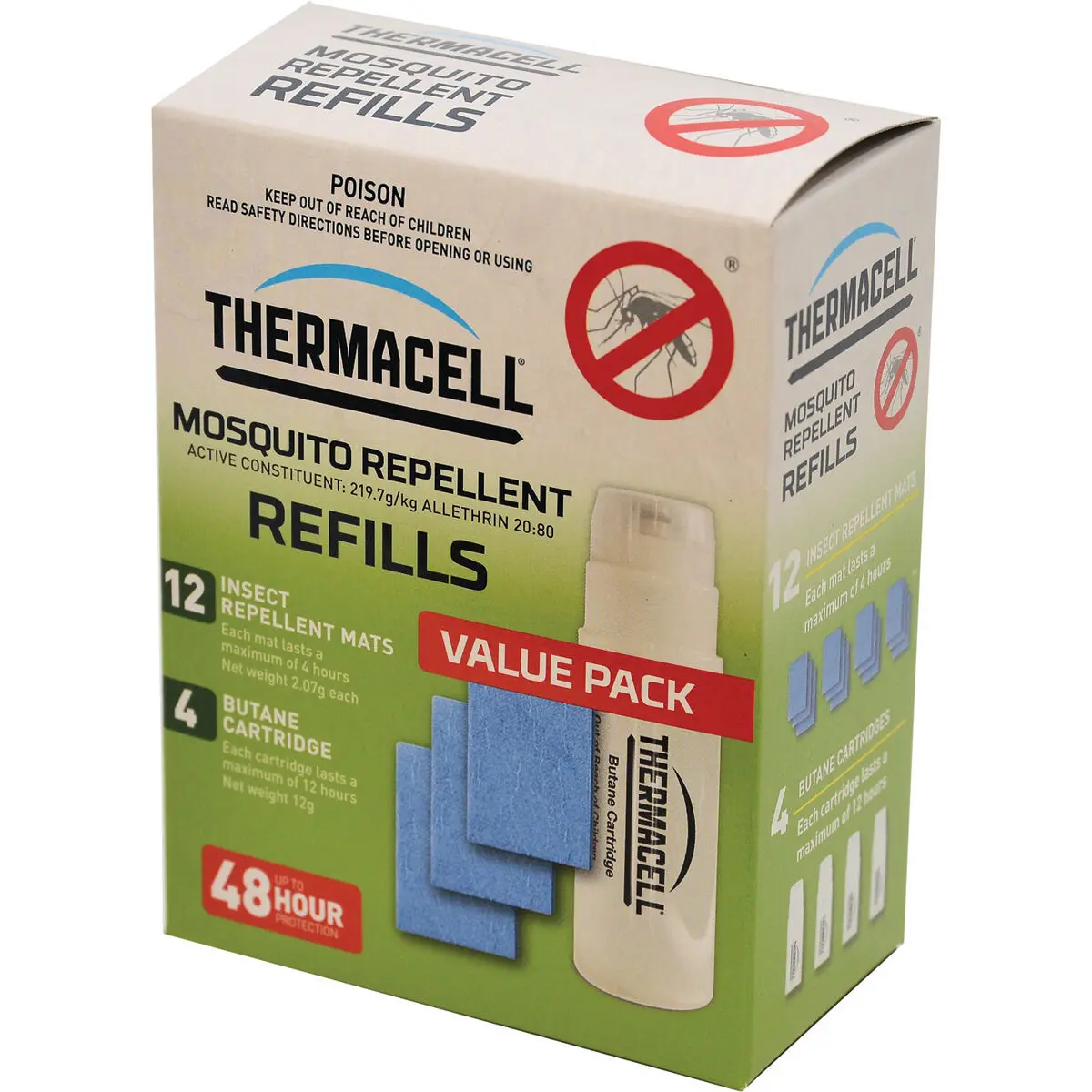 Thermacell Mosquito Repelling Device Value Pack Refill 4EA