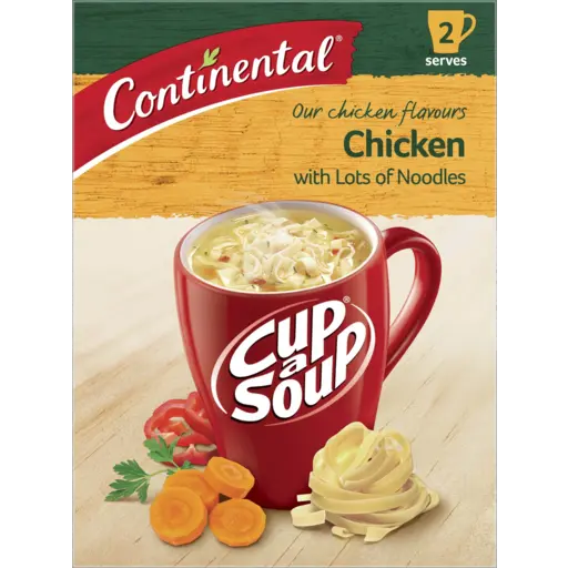 CONTINENTAL LOTS-A-NOODLES SOUP CHICKEN 60 GR
