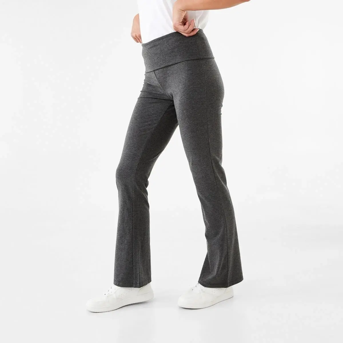 Fold Down Flare Pants