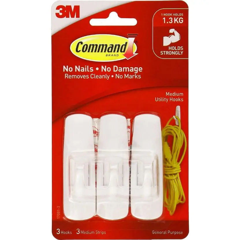 3M Command Medium Utility Hooks
