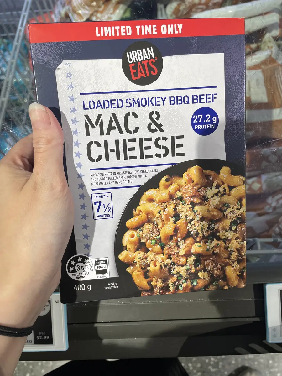 Loaded Smokey BBQ Beef Mac & Cheese