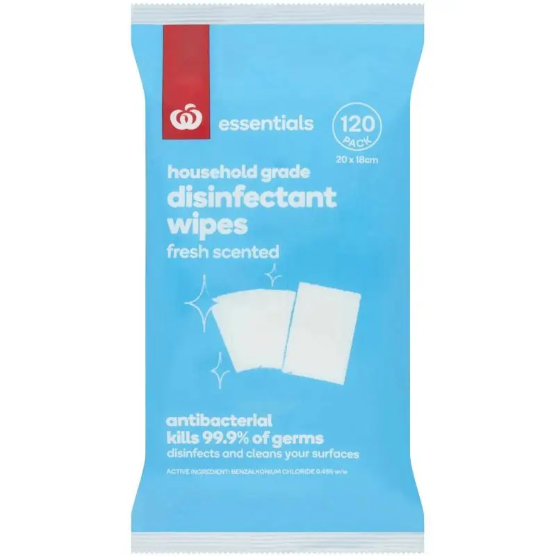 Woolworths Essentials Disinfectant Wipes Fresh