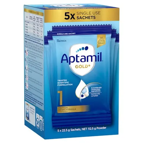 Aptamil Gold + Pronutra Infant Formula Sachet 22.5g x 5