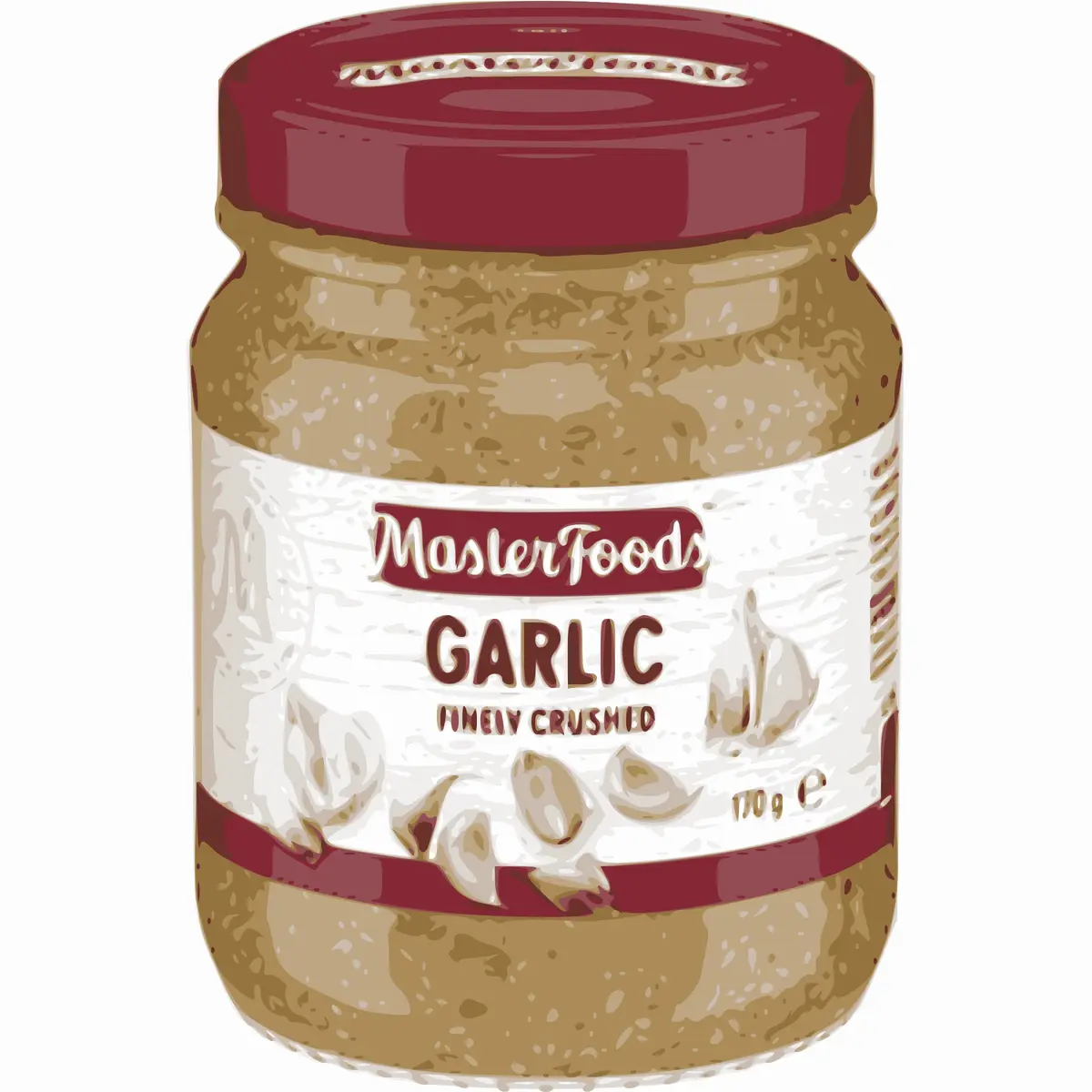 MASTERFOODS Wet Herb & Spice Garlic Crushed 170g