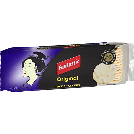 FANTASTIC RICE CRACKERS ORIGINAL 100g