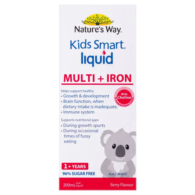 NATURE'S WAY KID SMART MULTI LIQUID 200ML