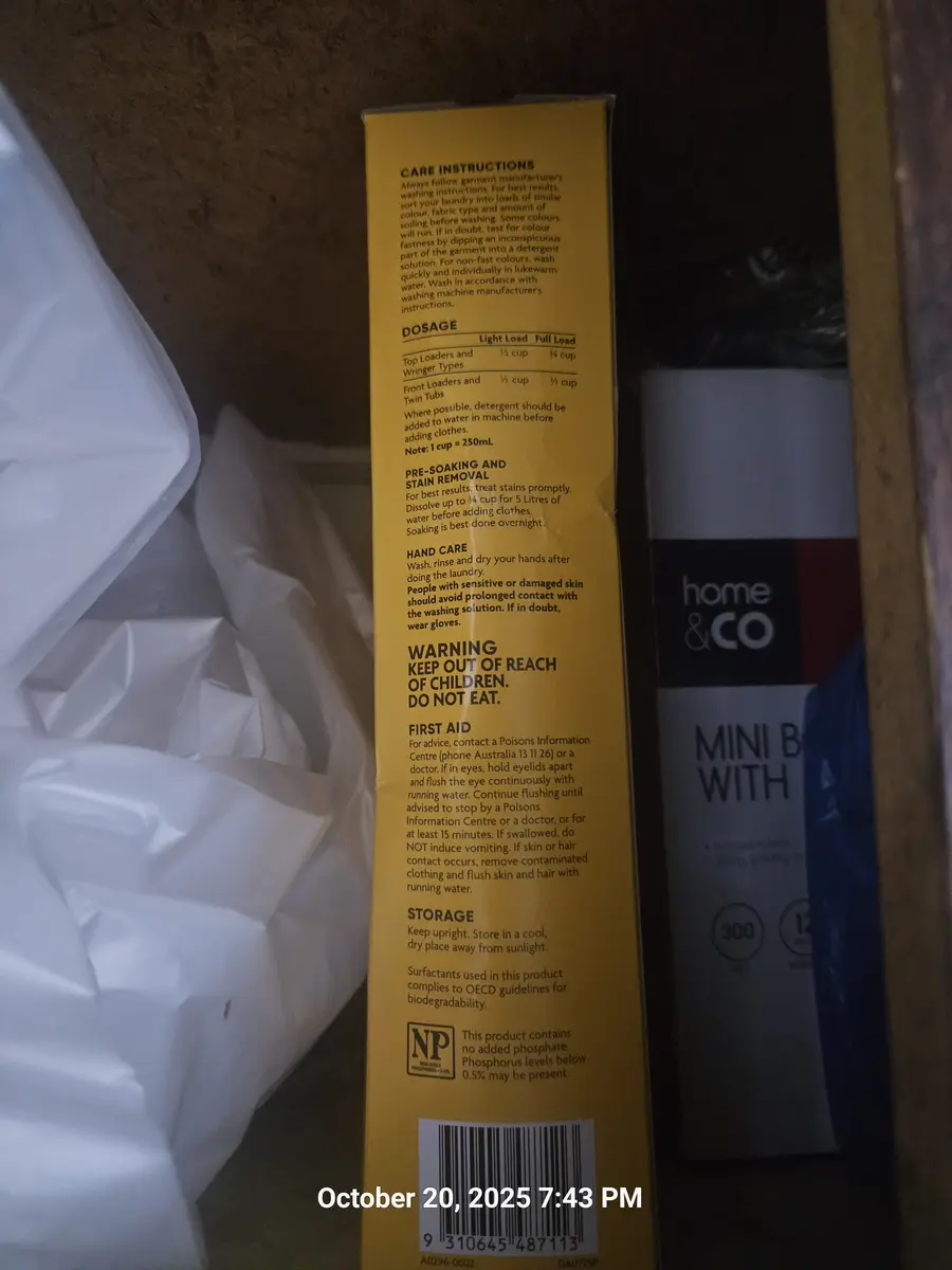 Coles Simply Laundry Powder 4kg