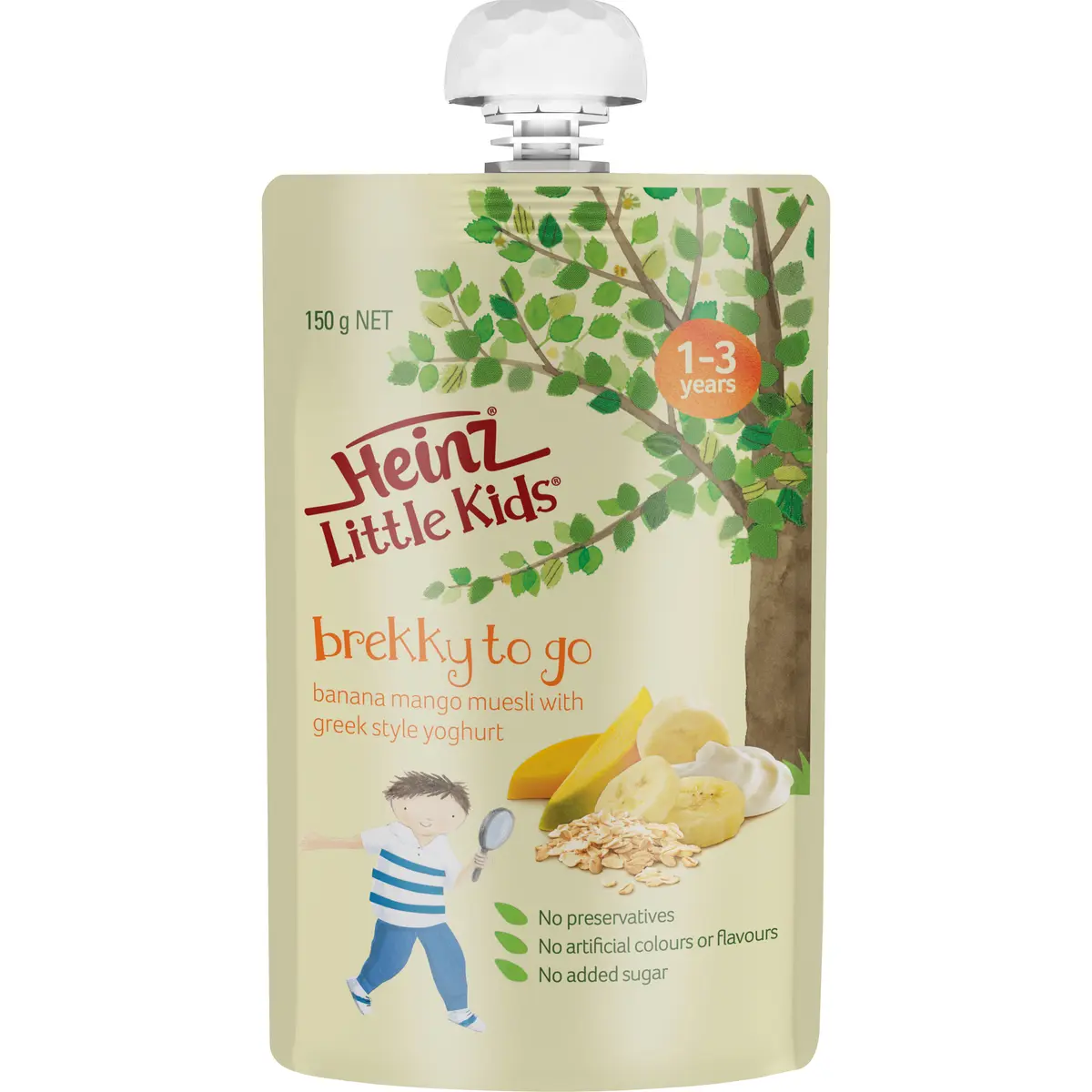Heinz Little Kids Brekky to Go Banana Mango Muesli 150g