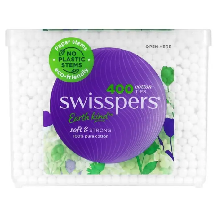 Swisspers Paper Cotton Stems 400 pack