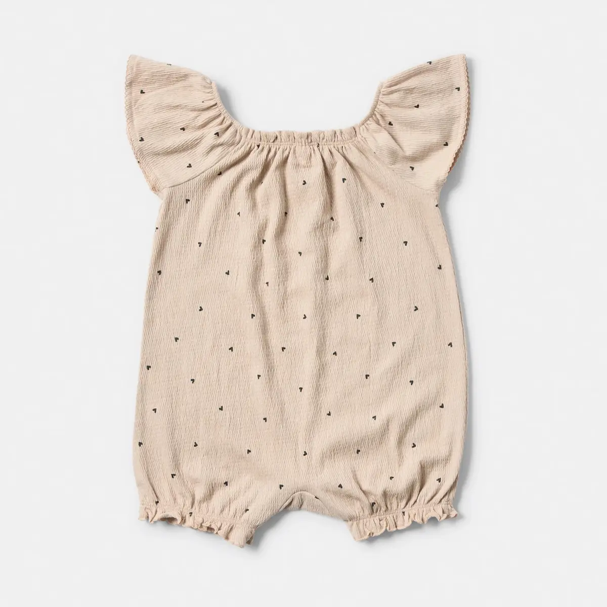 Short Sleeve Crinkle Romper