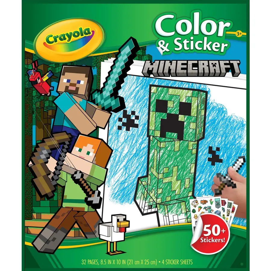 Crayola Color & Sticker Minecraft