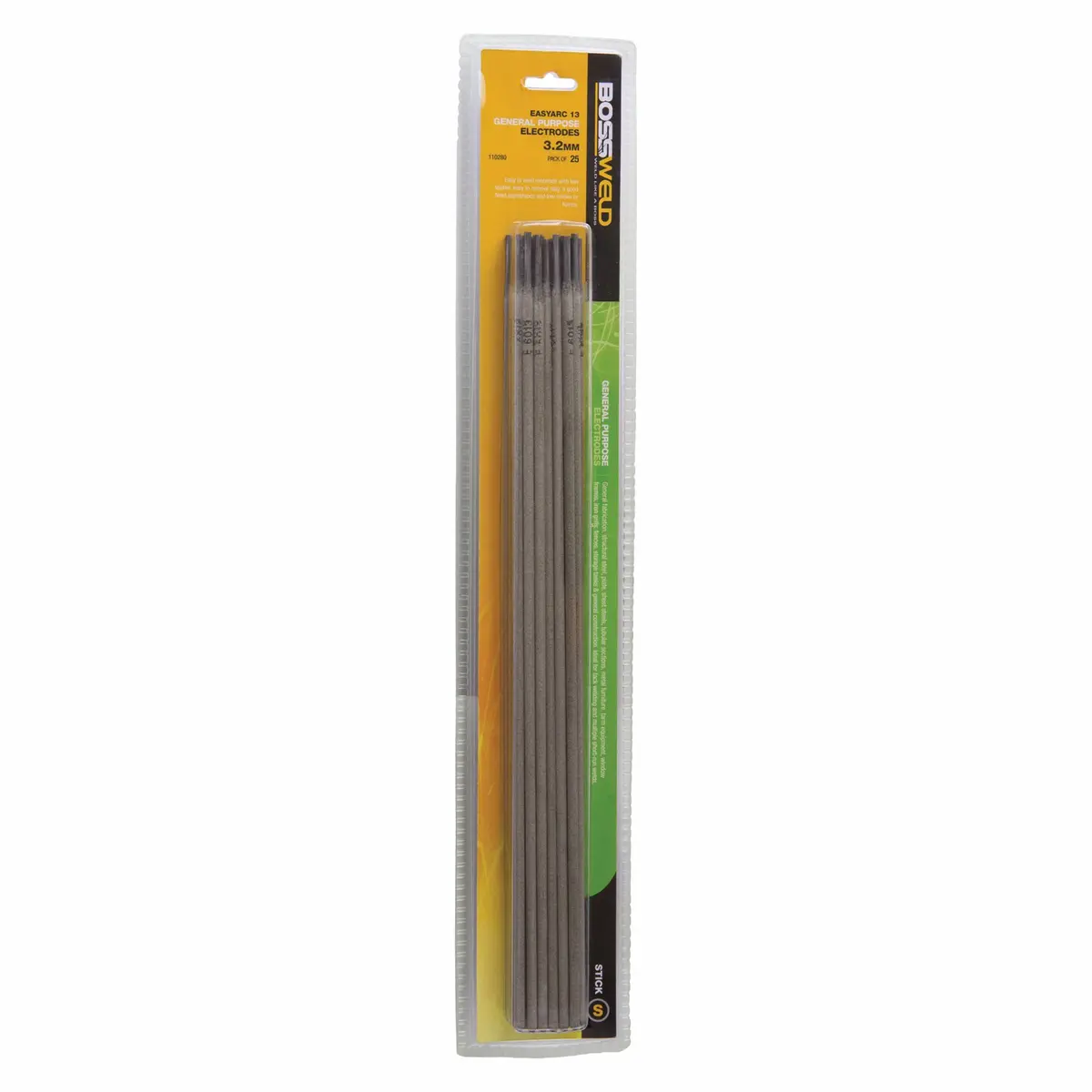 Bossweld Easyarc 13 Electrodes 3.2mm Pack Of 25