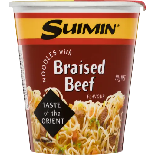 SUIMIN CUP NOODLES BRAISED BEEF 70g