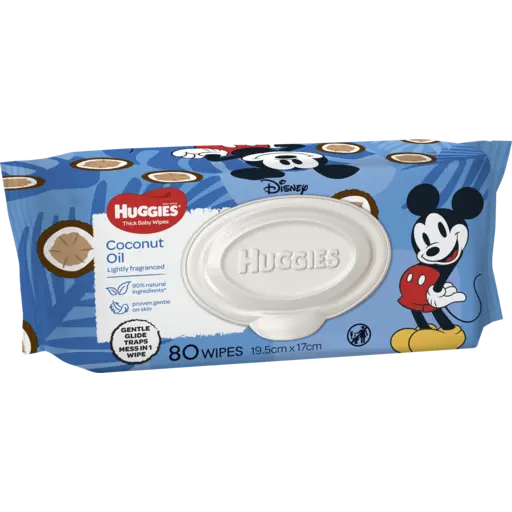 HUGGIES BABY WIPES COCO SCENTED 4X80 ST