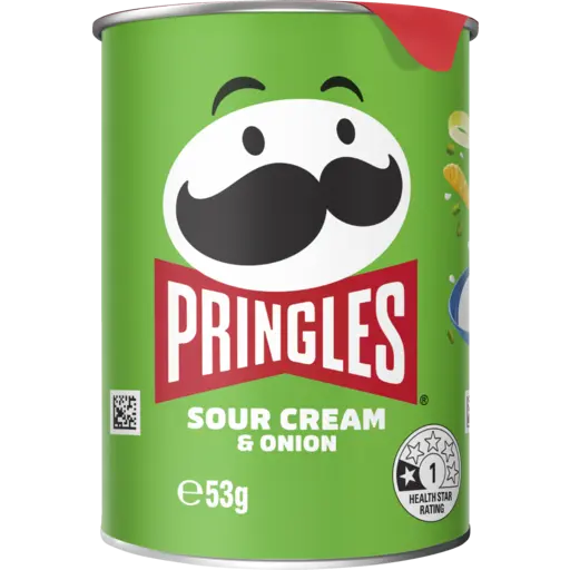 Pringles Sour Cream & Onion Crisps 53g
