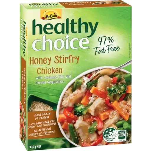McCain Healthy Choice Honey Stirfry Chicken 330G