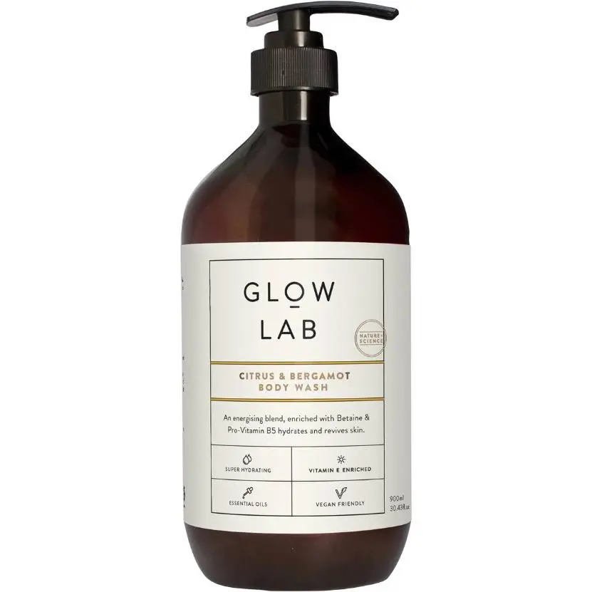 Glow Lab Body Wash Citrus and Bergamot 900mL