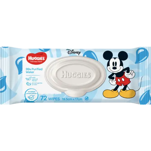 Huggies Ultimate Baby Wipes Water Refill 4x72 Sheet