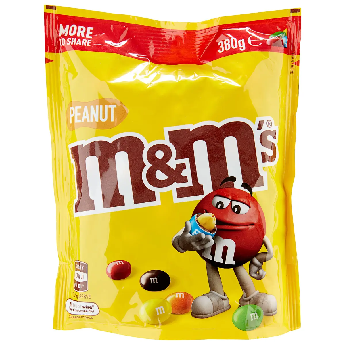 M&MS Peanut 380g Pouch