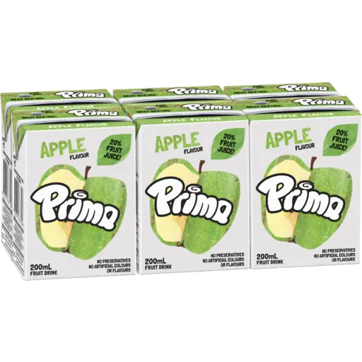 Prima FRUIT DRINK APPLE 6 x 200 ML