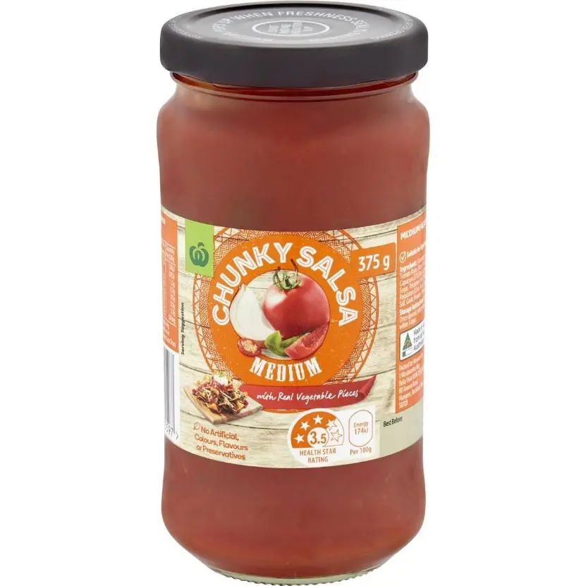 Woolworths Salsa Chunky Medium