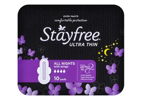 Stayfree Ultra Thin All Nights Pads With Wings 10 pack