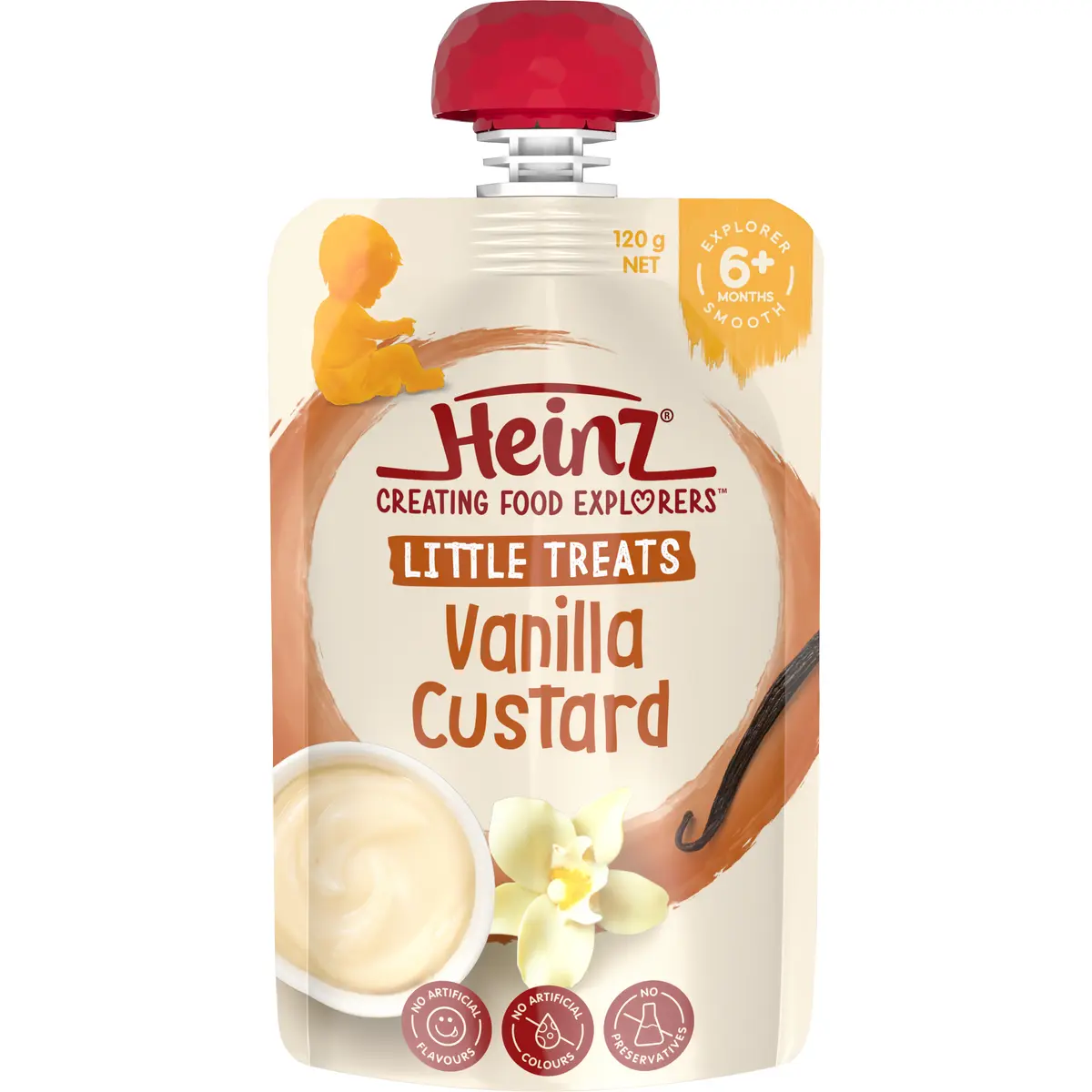 Heinz Little Treats Vanilla Custard 120g