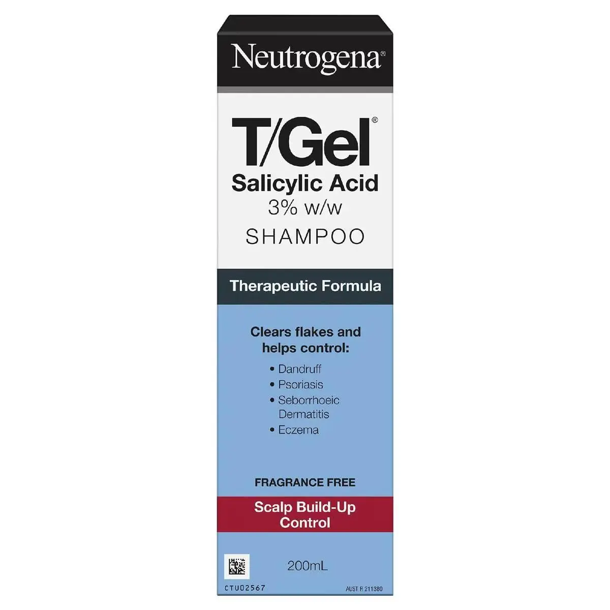 Neutrogena T/Gel Salicylic Acid Shampoo 200mL