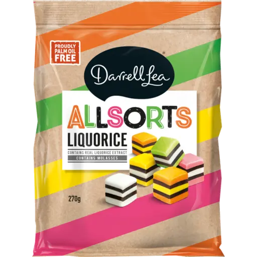 Darrell Lea Liquorice Allsorts 270g