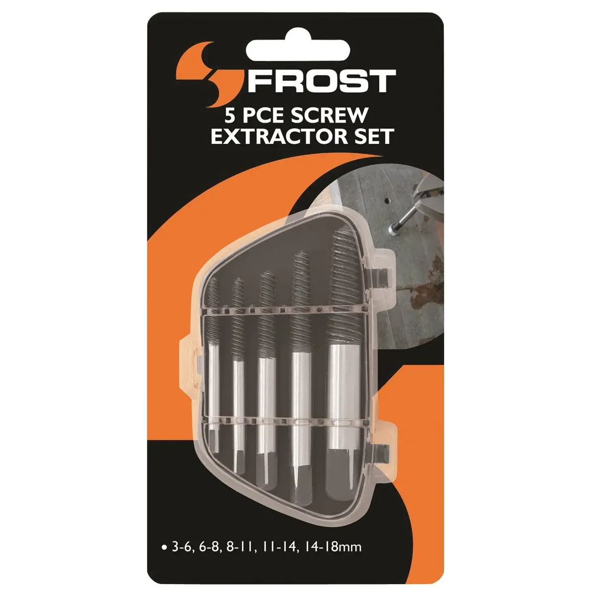 Frost 5 Pce Screw Extractor Set 92369