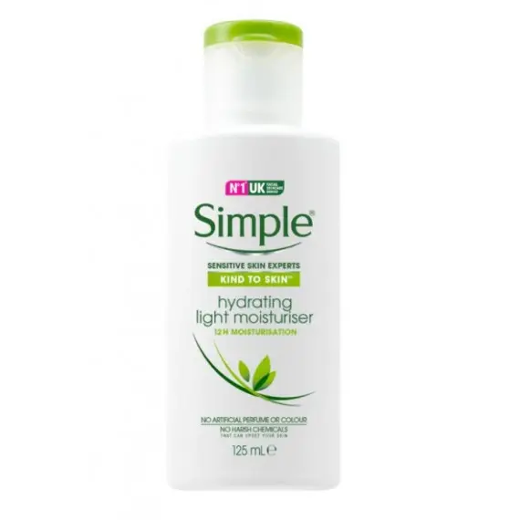 Simple Kind to Skin Facial Moisturiser Hydrating Light 125ml