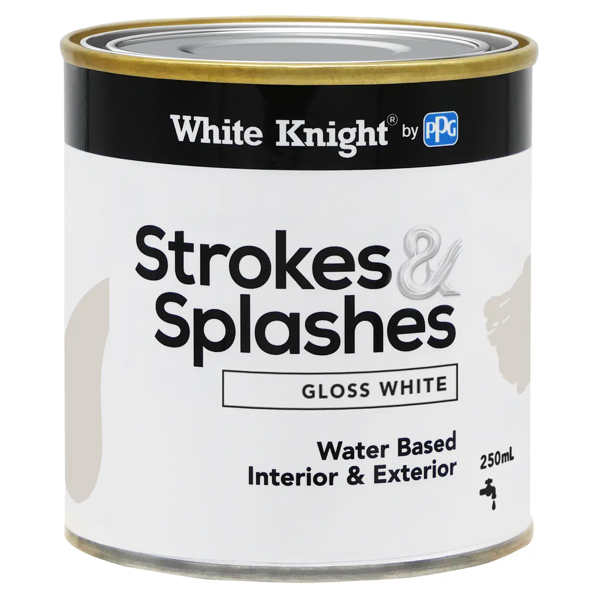 White Knight Splashes Water Based Enamel 250ml