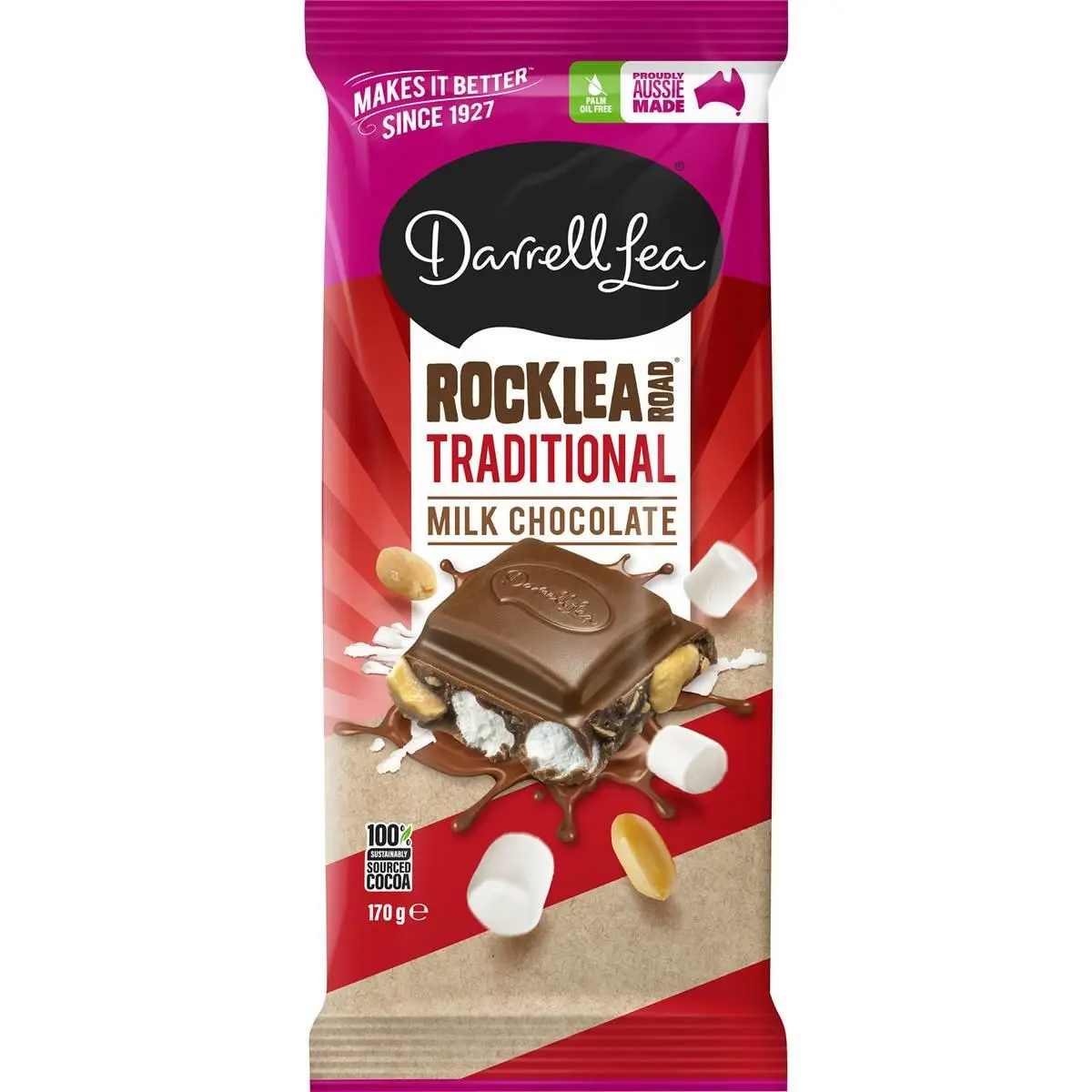 Darrell Lea Rocklea Road Block 170g