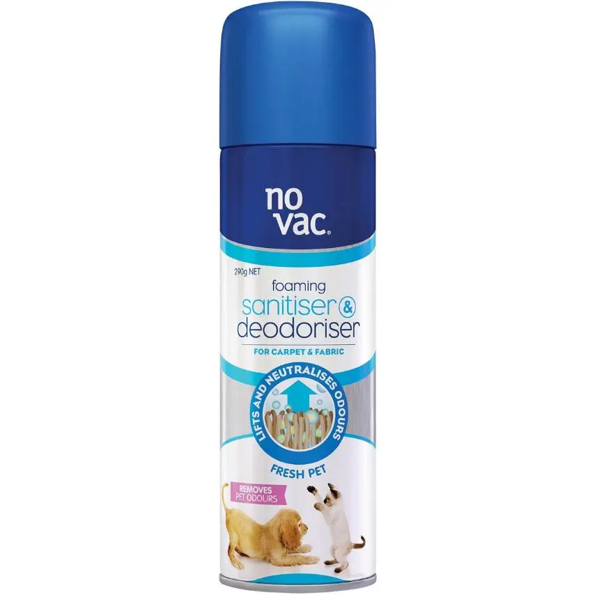 No Vac Carpet Deodoriser Pet Fresh 290g