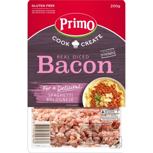Gluten Free Real Diced Bacon 200g