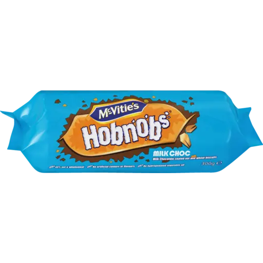 McVities Biscuits Milk Chocolate HobNobs 262g