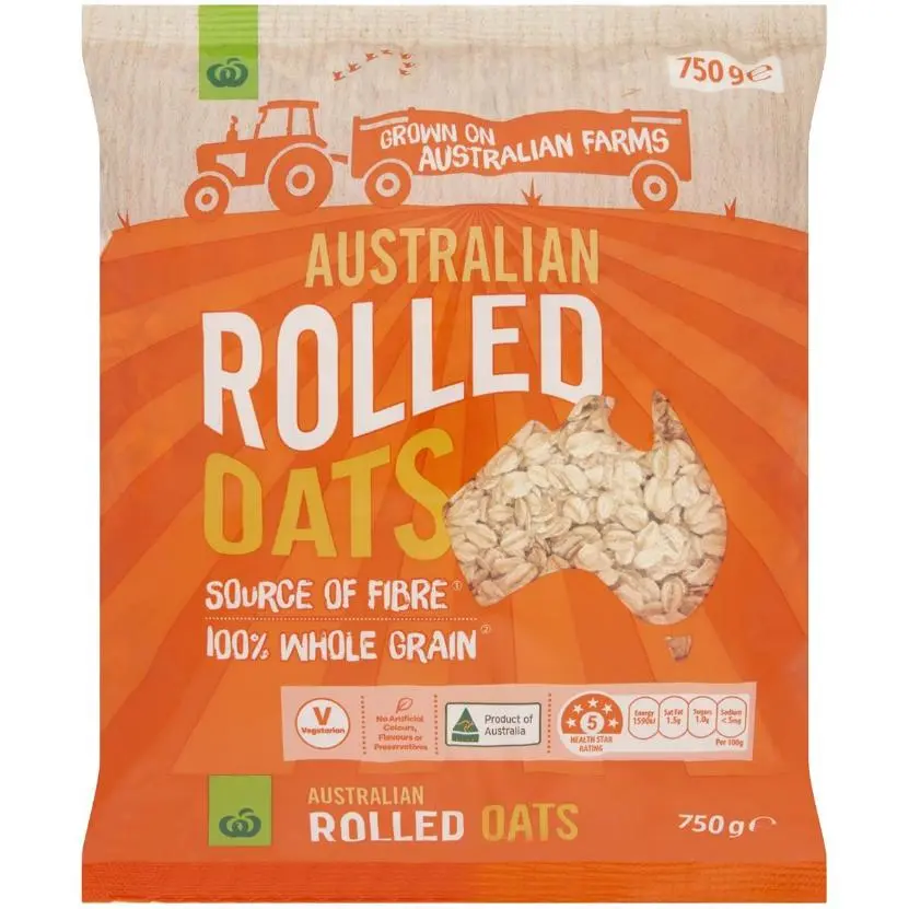 Woolworths Rolled Traditional Oats 750g